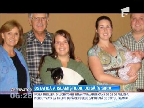 Ostatică americancă,  ucisă în Siria