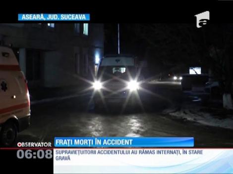 Frați morți într-un accident rutier