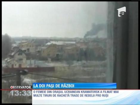 Mai multe tipuri de rachetă trase în Ucraina