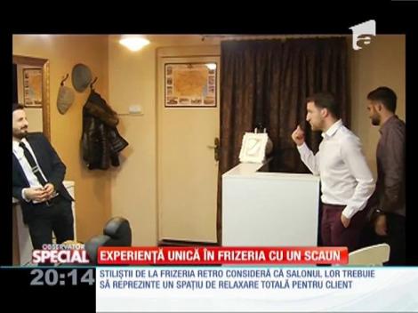 SPECIAL! Daniel Osmanovici, experiență unică în frizeria cu un scaun