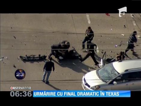 Urmărire cu final dramatic în Texas