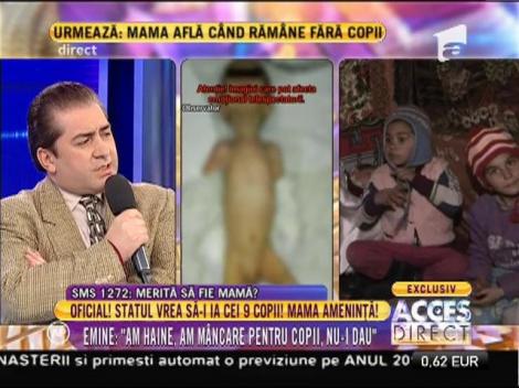 Emine: "Mai bine mor decât să dau copiii!"