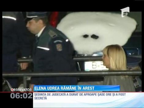 Elena Udrea rămâne în arest