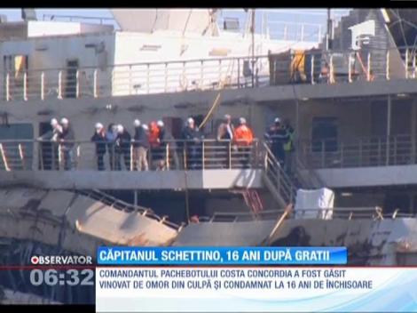 Căpitanul pachebotului Costa Concordia, 16 ani după gratii