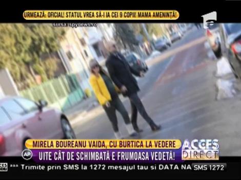 Mirela Boureanu Vaida, cu burtica la vedere!
