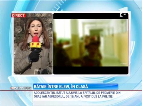 Bătaie între elevi, în clasă