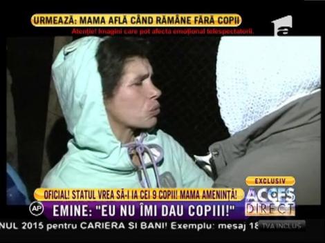 Emine, femeia care şi-a abandonat copilul în spital, circ fără margini în fața autorităților!