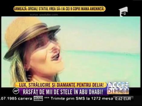 Delia, vacanță în Emiratele Arabe împreună cu soţul ei