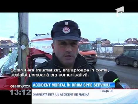 Accident mortal în drum spre serviciu