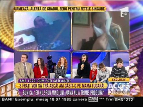 Am găsit-o pe mama fugară a celor trei copii rămași în grija bunicii!