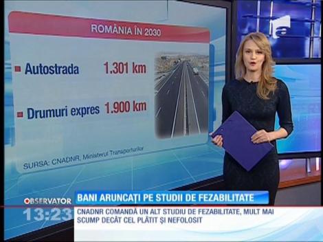 Bani aruncaţi pe studii de fezabilitate