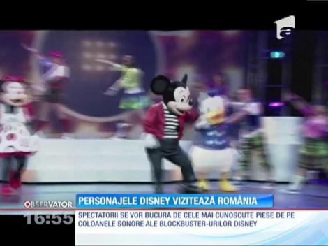 Personajele Disney vizitează România