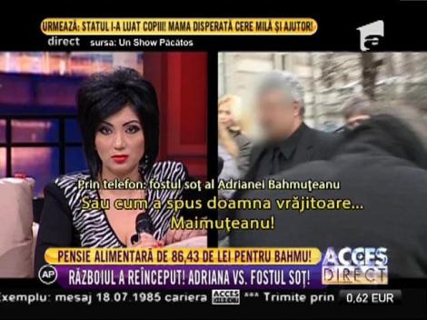 Pensie alimentară de 86,43 de lei pentru copiii Adrianei Bahmuțeanu!