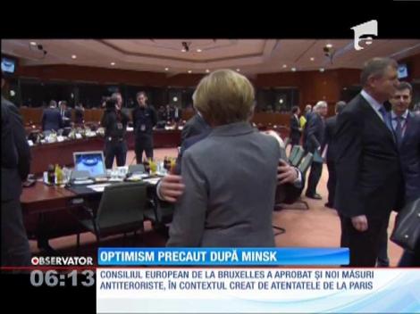 Optimism precaut după negocierile de la Minsk