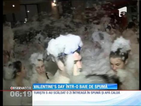 Ziua Îndrăgostiţilor într-o baie de spumă