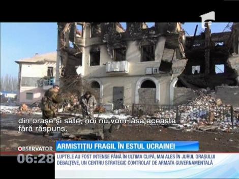 Luptele de estul Ucrainei au încetat