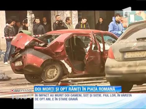 Doi morți și 8 răniți în Piața Romană din Capitală