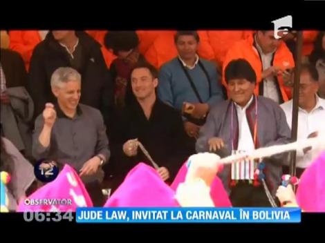 Jude Law, invitat la Carnavalul din Bolivia
