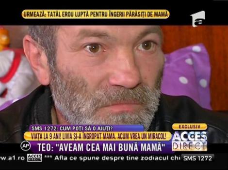 Viaţă la 9 ani! Livia şi-a îngropat mama. Acum vrea un miracol!