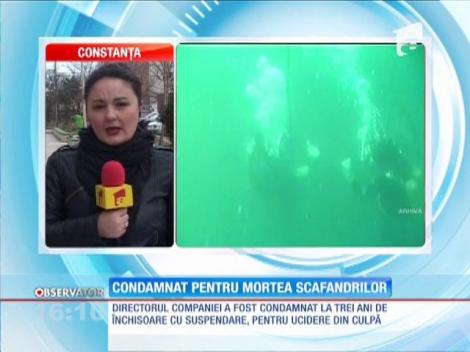 După patru ani de la moartea a doi scafandri în Marea Neagră, în apropiere de Tuzla, s-a găsit şi primul vinovat