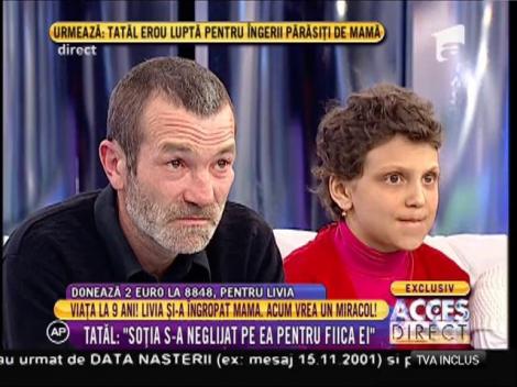 La 9 ani, Livia suferă de cancer