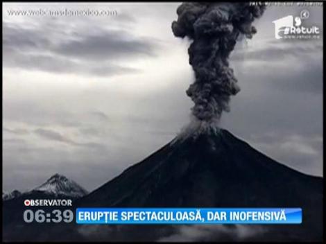 Vulcanul Colima a erupt în Mexic