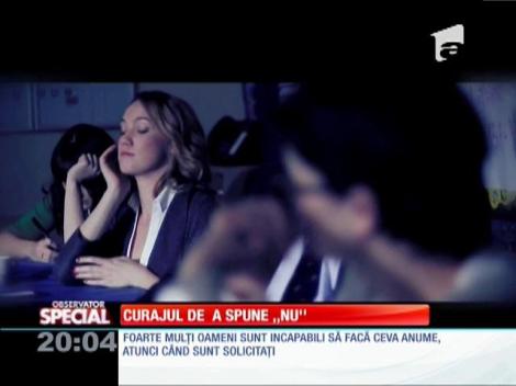 Curajul de a spune "Nu"