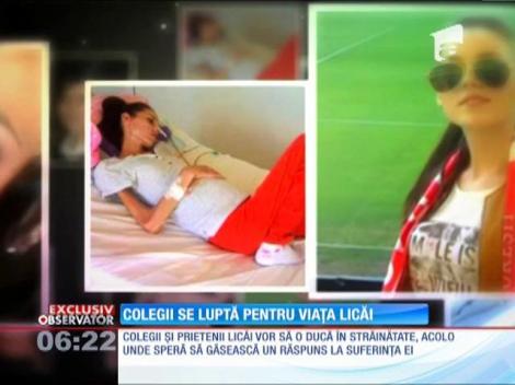 Lica, studenta de la Medicină care se luptă cu o boală misterioasă, se simte mai bine