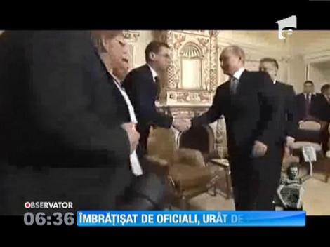 Vladimir Putin, vizită oficială cu proteste la Budapesta