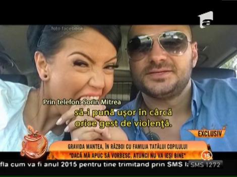 Răsturnare de situație! Andreea Mantea, în război cu familia lui Cristi: "Familia Mitrea nu-și dorește acest copil! Dacă vrea circ, va avea"