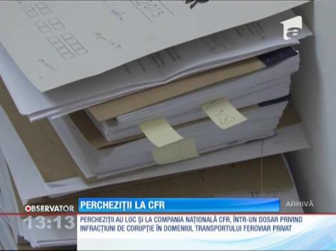 Percheziţii la CFR
