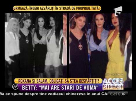 Roxana şi Salam, obligaţi să stea despărţiţi