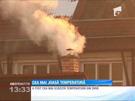 Noaptea trecută s-a înregistrat la Miercurea Ciuc o temperatură de -25 de grade Celsius