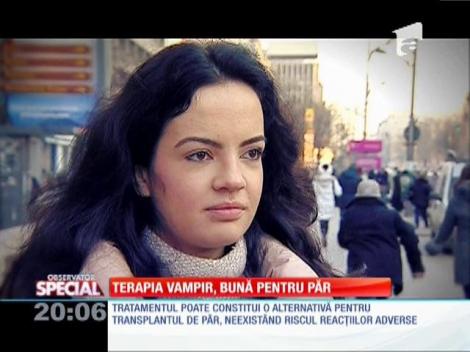 Terapia vampir, bună pentru păr