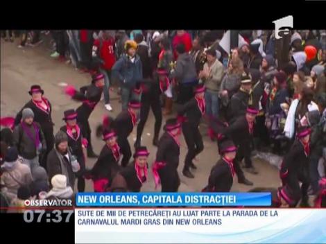 Carnavalul Mardi Gras se desfășoară la New Orleans