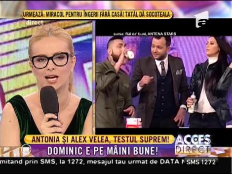 Antonia si Alex Velea, testul suprem