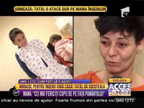 Pentru prima dată cele 4 minuni ale mamei Vasilica ştiu să zâmbească