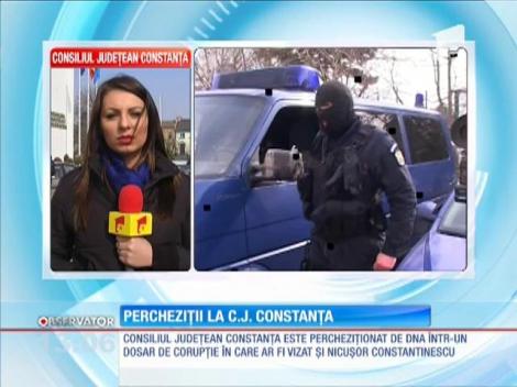 Percheziţii la Consiliul Judeţean Constanţa