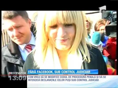 Fără Facebook, sub control judiciar