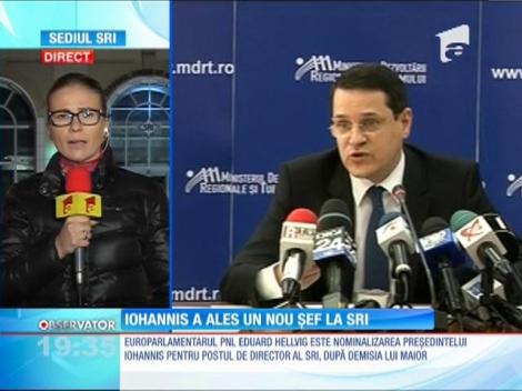 Klaus Iohannis l-a propus pe Eduard Hellvig la şefia SRI