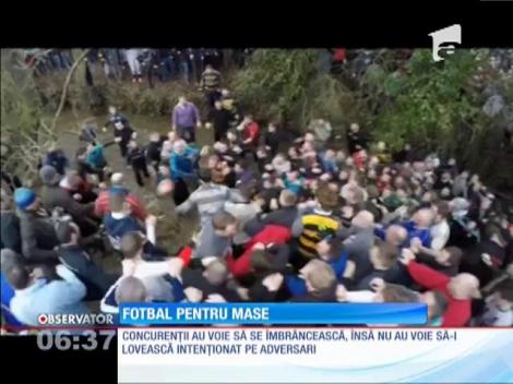 Englezii au jucat fotbal după regulile din urmă cu câteva secole