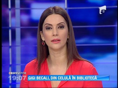 Gigi Becali, din celulă în bibliotecă