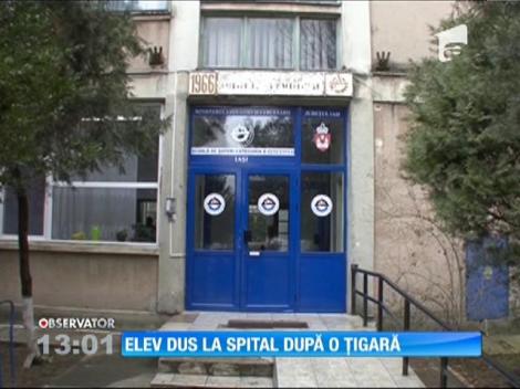 O țigară l-a trimis în spital pe un elev de 15 ani din judeţul Iaşi