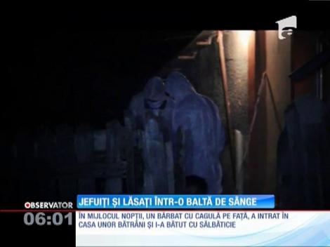 Doi bătrâni dintr-o comună din Buzău, bătuți și jefuiți