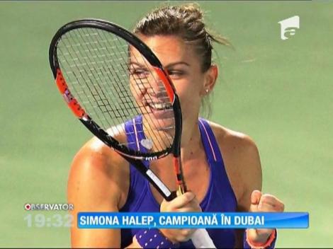 Simona Halep, campioană în Dubai