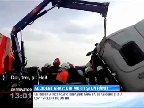 Doi morți și un rănit în județul Timiș