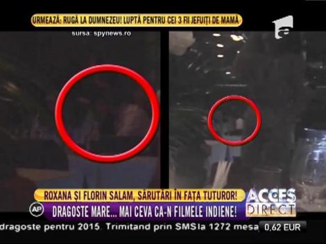 Roxana şi Forin Salam, scene fierbinți în fața tuturor