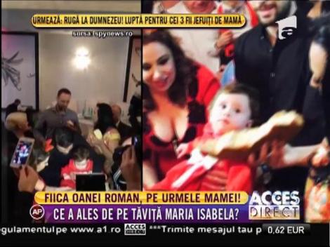 Fiica Oanei Roman, pe urmele mamei