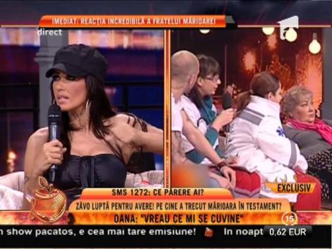 Oana Zăvoranu: "Am crezut că fac bine dacă mă împac cu Mărioara!"