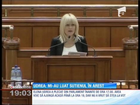 Deputații au votat pentru arestarea preventivă a Elenei Udrea